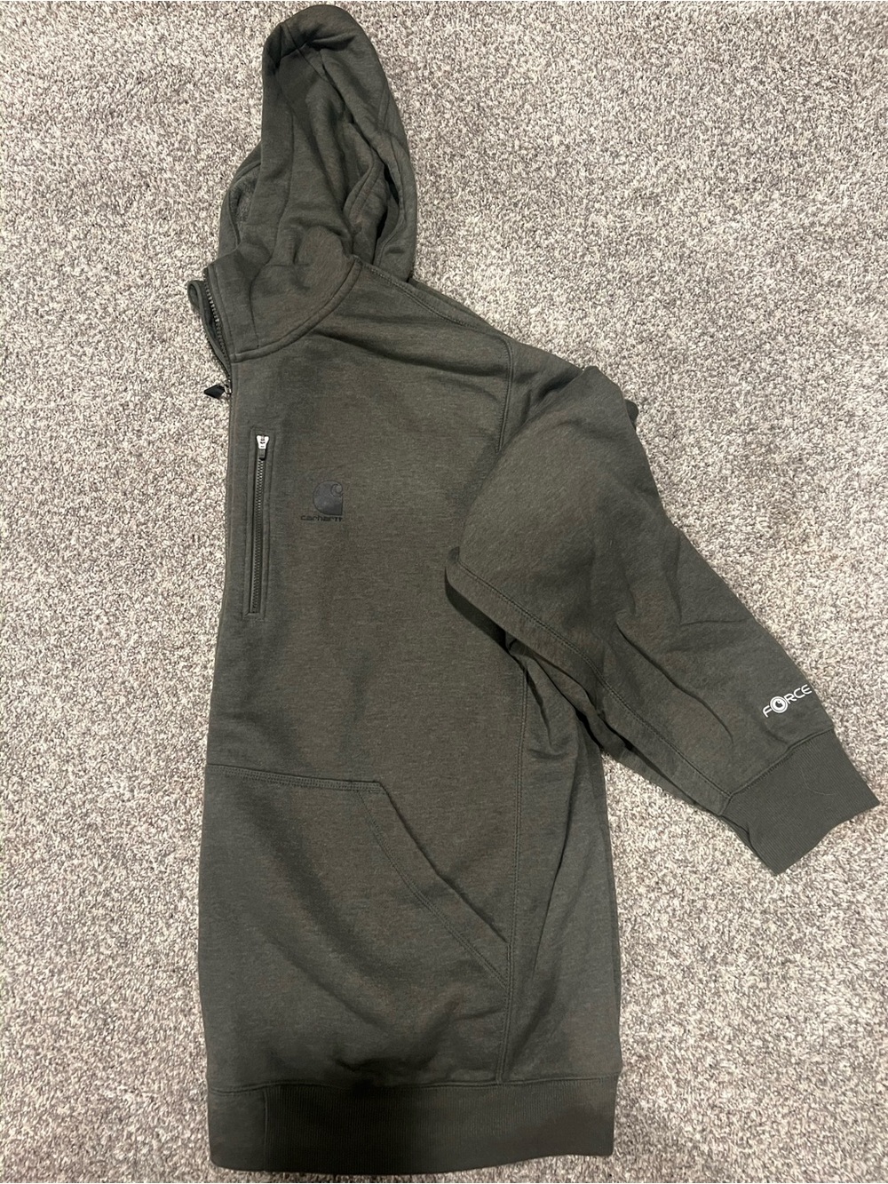 Men’s Carhartt Force zip up hoodie